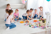 Детский праздник в студии Юлии Сунцовой - фото 1261